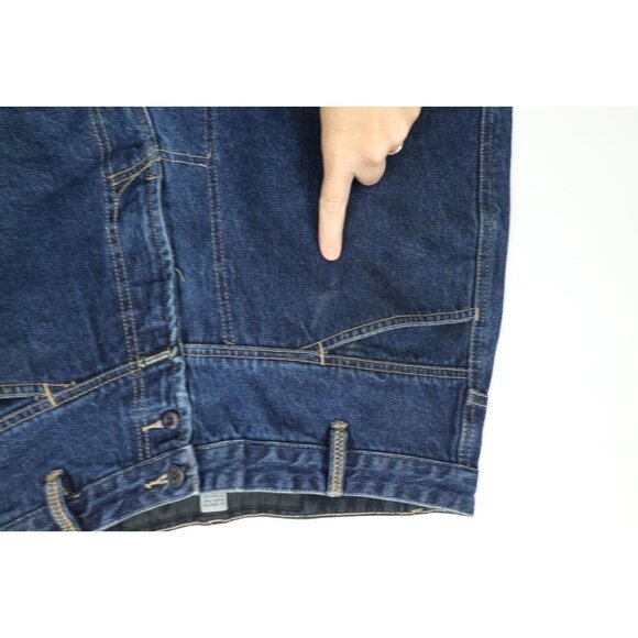 Vintage 90s Marithe Francois Girbaud Mens 34 Distressed Baggy Fit Denim Shorts - Picture 5 of 14